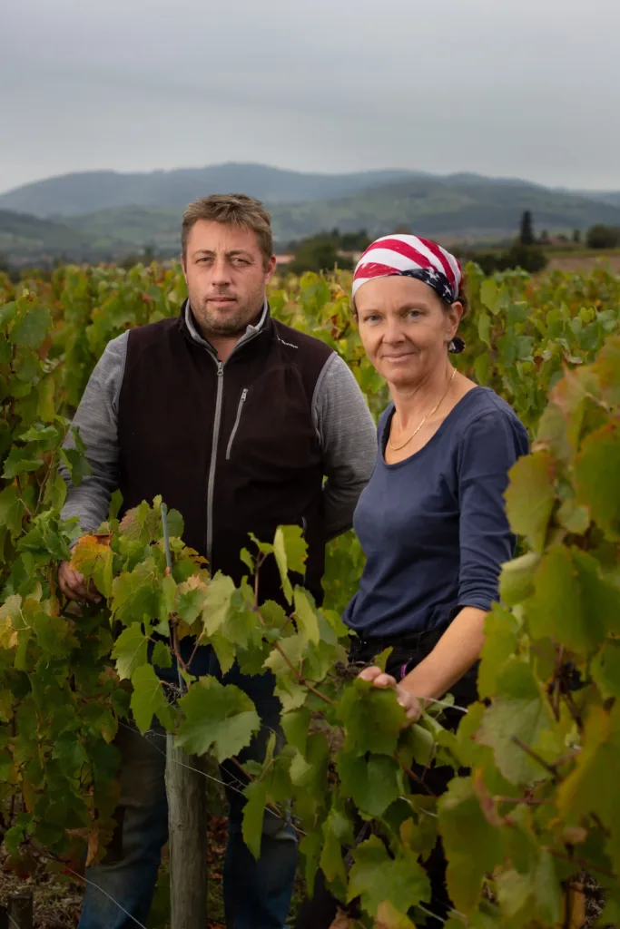 wina Beaujolais winnica Le Crêt de Bine